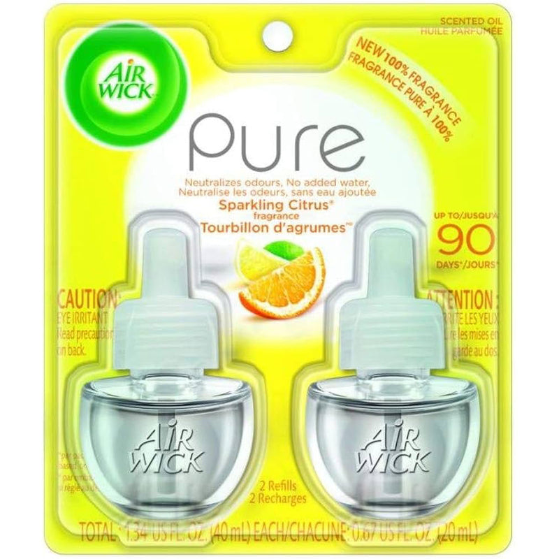 2ct Air Wick Refill 0.67oz-Sweet Orange & Lemon 6/cs