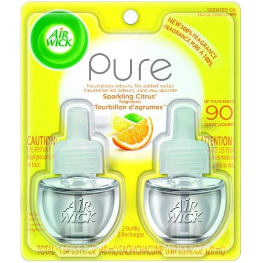 2ct Air Wick Refill 0.67oz-Sweet Orange & Lemon 6/cs
