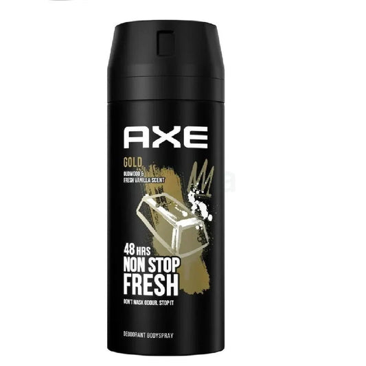 AXE Deo. Spray 150ML-GOLD Wood&Fresh Vanilla Fresh (12/cs)