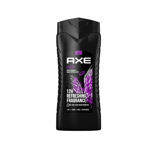 AXE Body Wash 400ml-Excite 12/cs