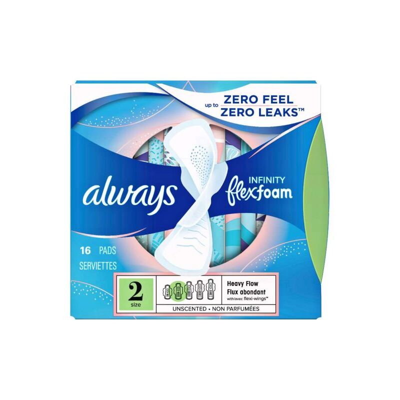 Always Infinity W/Wing 16ct (Size 2) -Super 6/cs