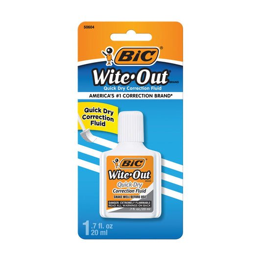 Bic White Out 0.7oz-Cover It (12/72/cs)