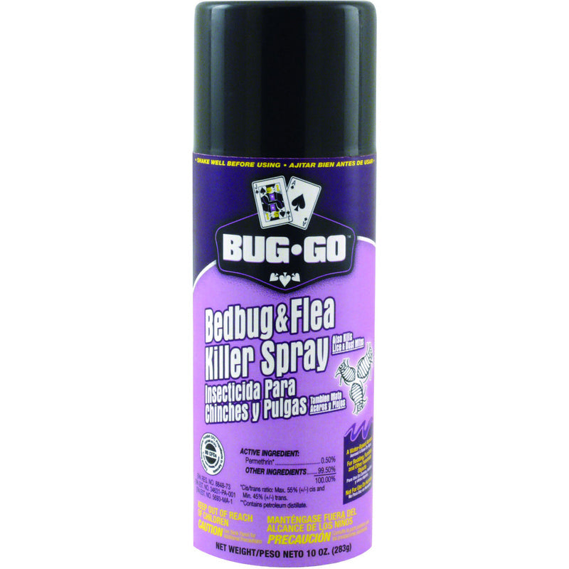 Bug Go Bedbug & Flea Kill Spray 17.5 oz; 12/cs