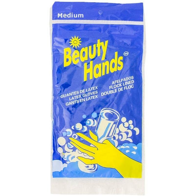 Beauty Hands Gloves-Medium (Blue Bag) (12/144/cs)