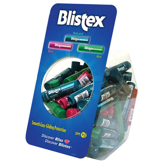 Blistex Balm Berry & Mnt Fish Bowl 72/cs