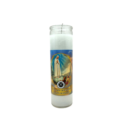 Candle Virgen Guadalupe-White (12/cs)