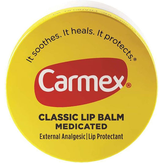 Carmex Lip Balm Counter Display 0.25oz-Jar 12/box