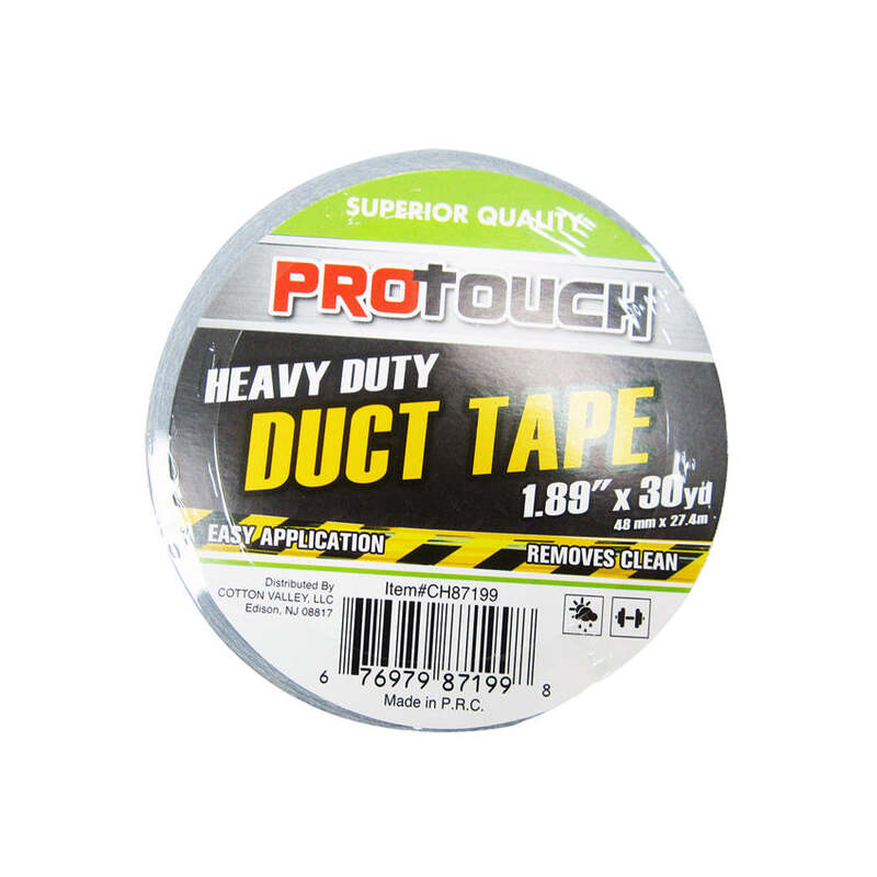 ProTouch Black Duct Tape 10yds 48/cs