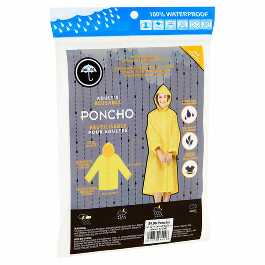 Drops Poncho For Adults -Assort. 48/cs