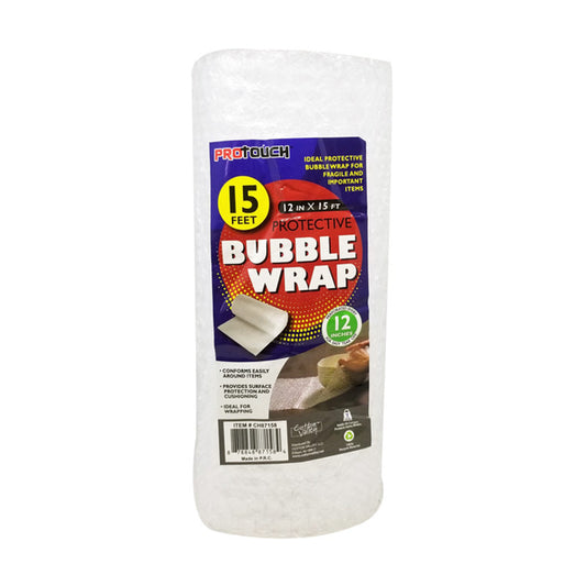 Pro Touch 12inX15ft Bubble Wrap 36/cs
