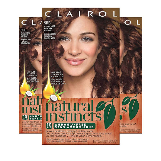 Clairol Hair Color -Medium Reddish Brown (#5RB) 12/cs