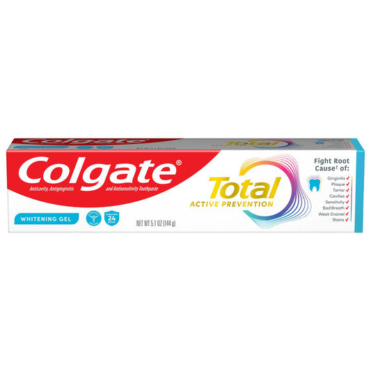 Colgate T/P Total 170g(6oz) - Whitening Gel 20/40/cs