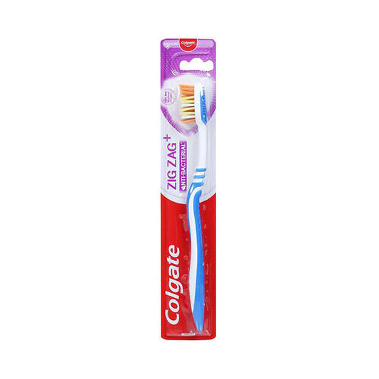 Colgate Toothbrush Zig Zag+ 1ct Anti. Bacterial-Soft 12/120/cs
