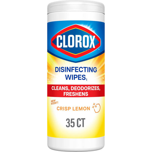 Clorox Disin. Wipes 35ct-Lemon Fresh 12/cs