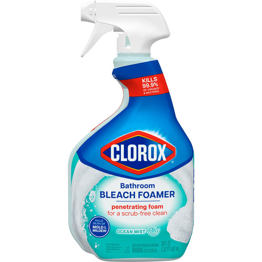 Clorox Bleach Foamer for the Bathroom Spray 30oz;-Ocean Mist 9/cs