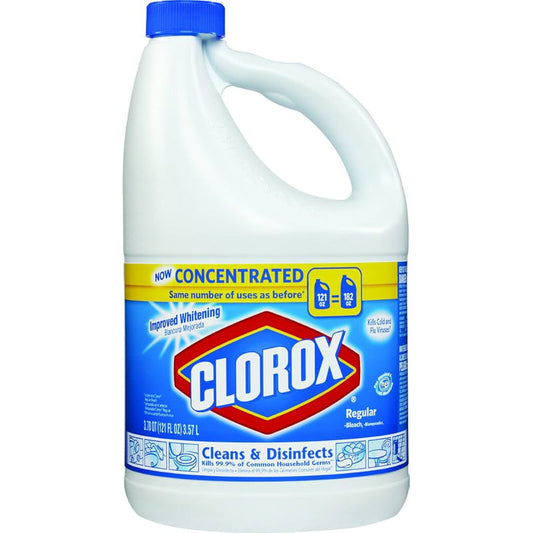 Clorox Bleach Concent 121oz-Regular 3/cs