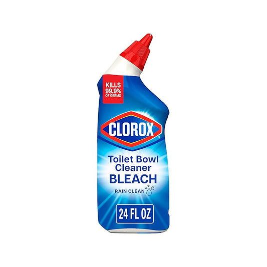 Clorox Toilet Bowl Cleaner w. Bleach 24oz-Rain Clean (blue) 12/cs