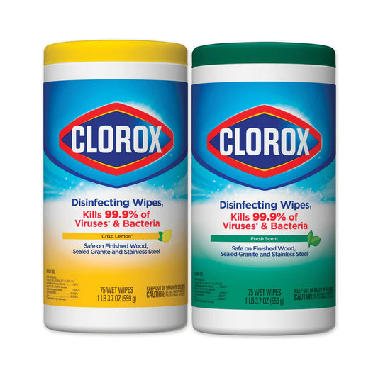 CLOROX Disinfecting Wipes 85ct Variety Pack- Lemon & Fresh 1/PK