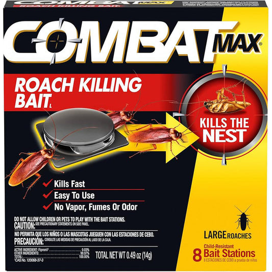 Combat Quick Kill 8ct-Large Roach 12/cs
