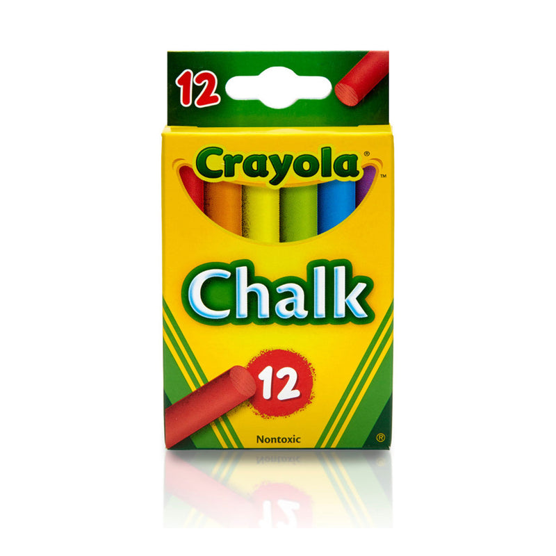 Crayola Chalk 12ct-Asst 36/cs