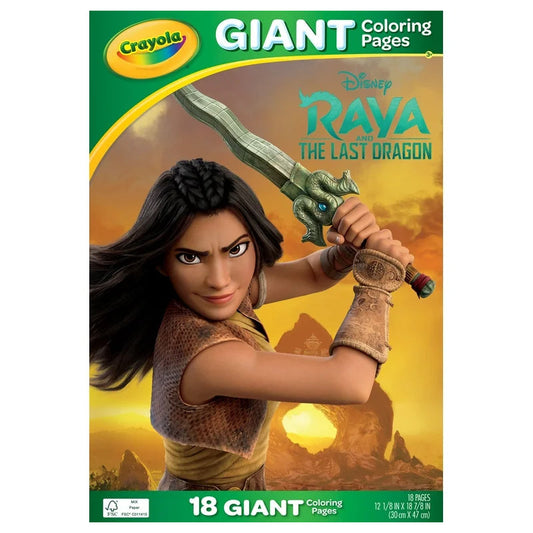Crayola 18CT Gaint Color Page Raya 24/cs