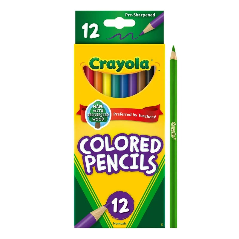 Crayola Color Pencil 12ct-Long 48/cs