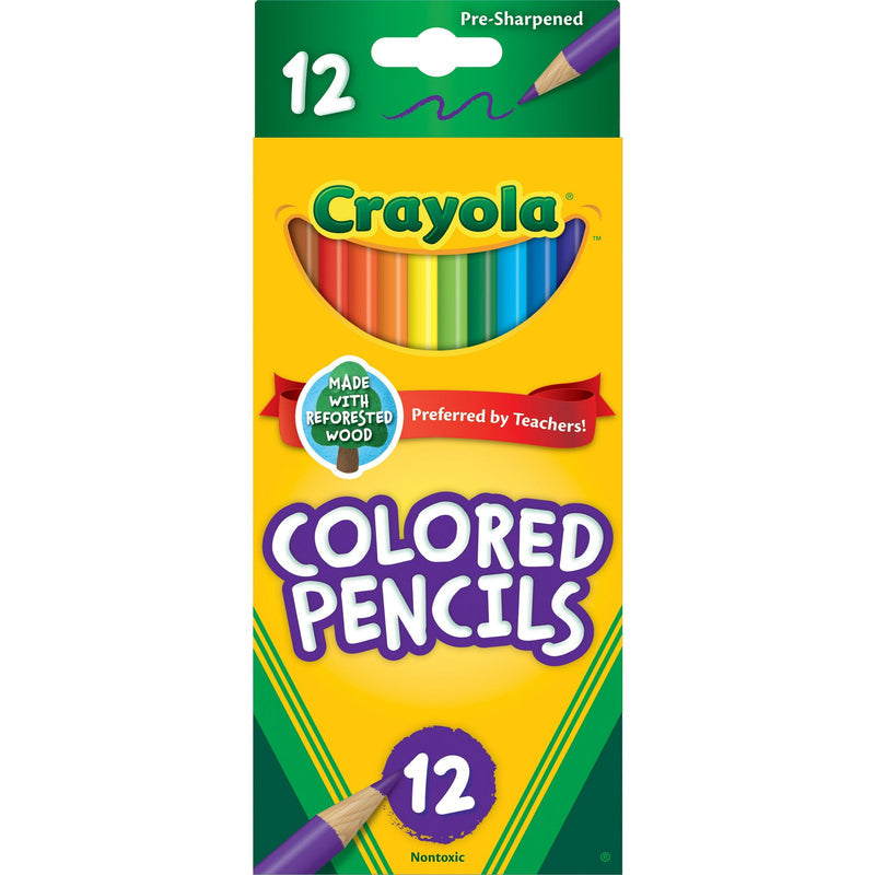 Crayola Color Pencil 24ct-Long 12/36/cs