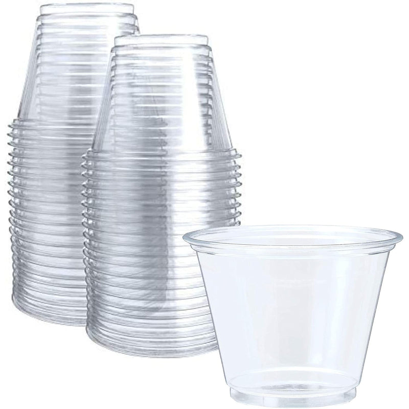 Crystal 9oz Plastic Cup 80ct-Clear 12/cs