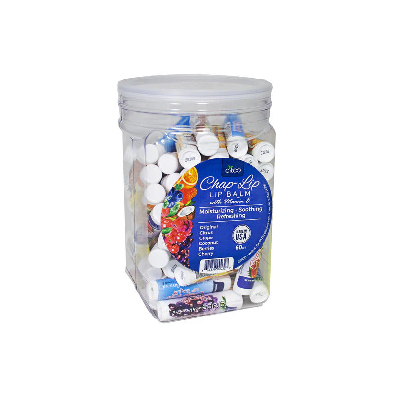 Chap Lip Balm Asst. in the Jar 60/Jar