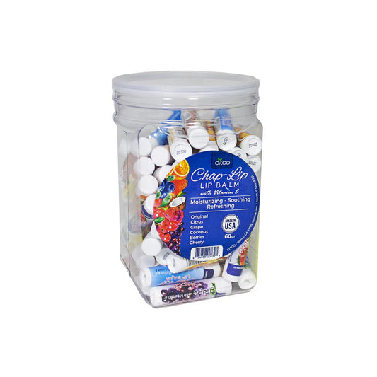 Chap Lip Balm Asst. in the Jar 60/Jar