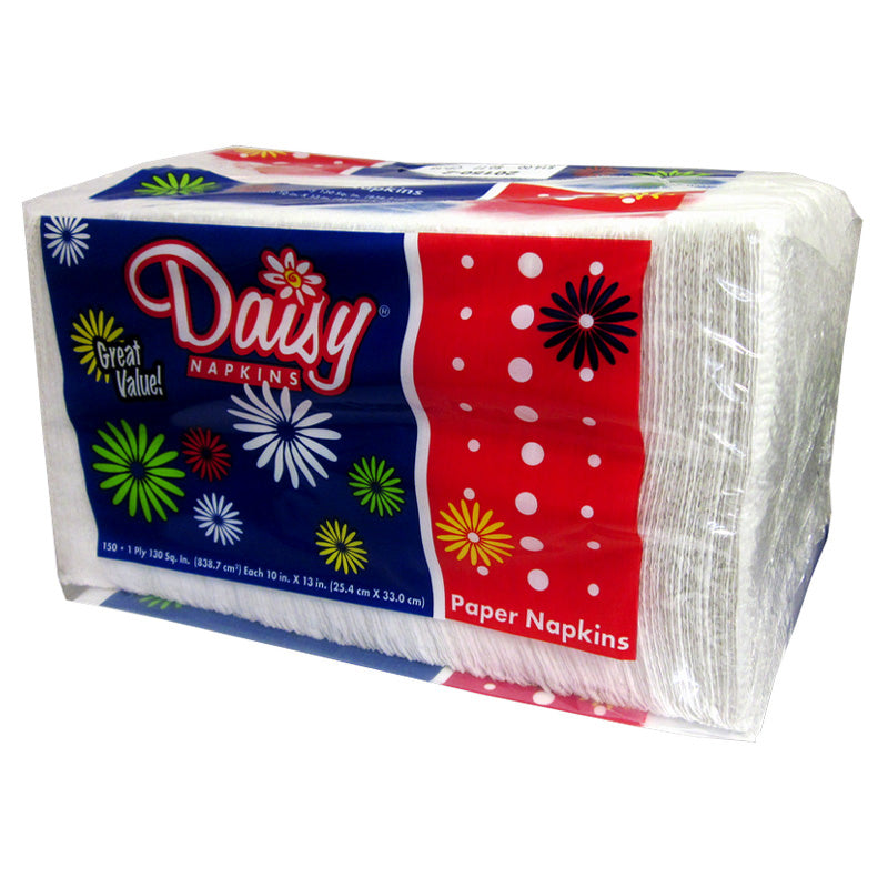 Daisy Lunch Napkin 150ct; 18/cs