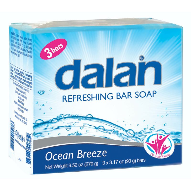 Dalan Bar Soap 3ct - Ocean Breeze; 24/cs
