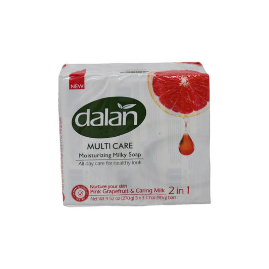 Dalan Bar Soap 3ct - Pink Grapefruit & Caring Milk 24/cs