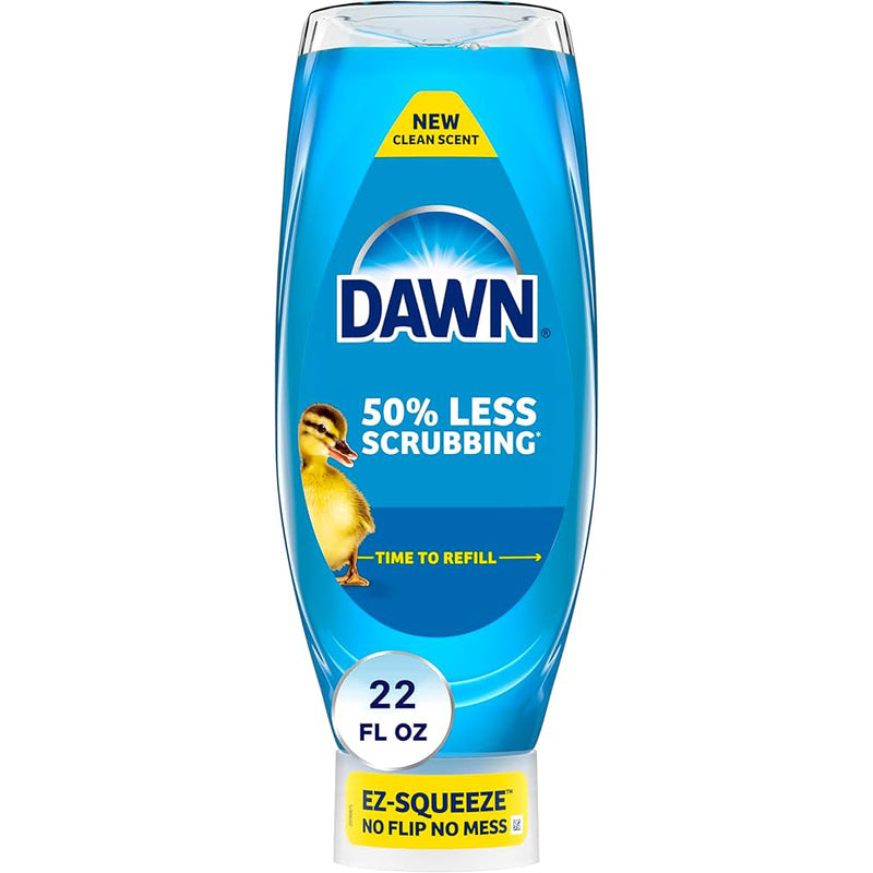 Dawn Ultra Dish Liquid 22oz (650ml) Platinum EZ Squeeze -Original 8/cs