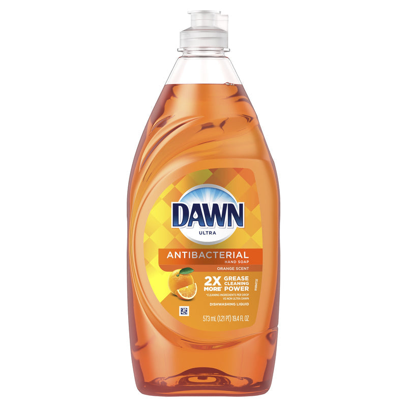 Dawn Ultra Dish Liquid 7.5oz Antibacterial-Orange 18/cs