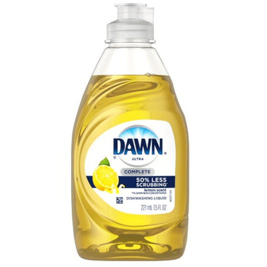Dawn Ultra Dish Liquid 7.5oz Antibacterial-Lemon 12/cs