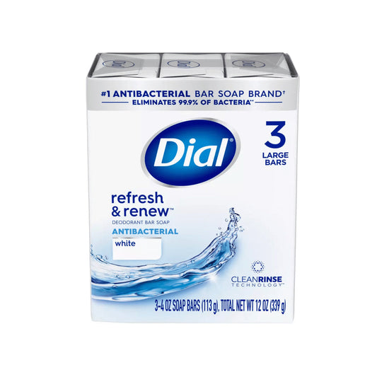 Dial Bar Soap 12ct(3.2oz) - White 4/cs