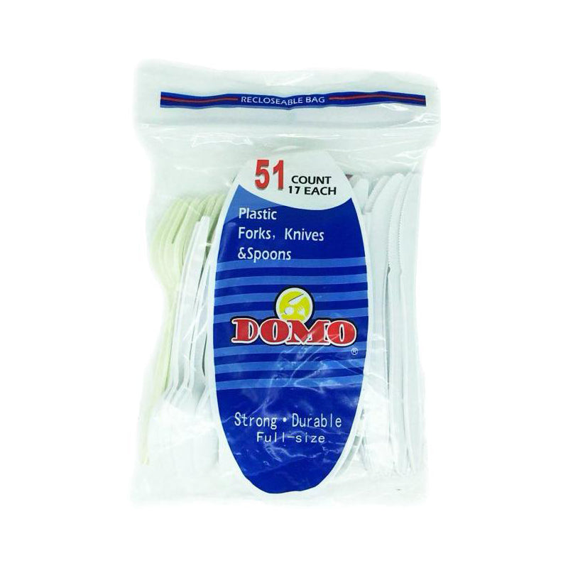 Domo Cutlery Set 51ct-White 48/cs