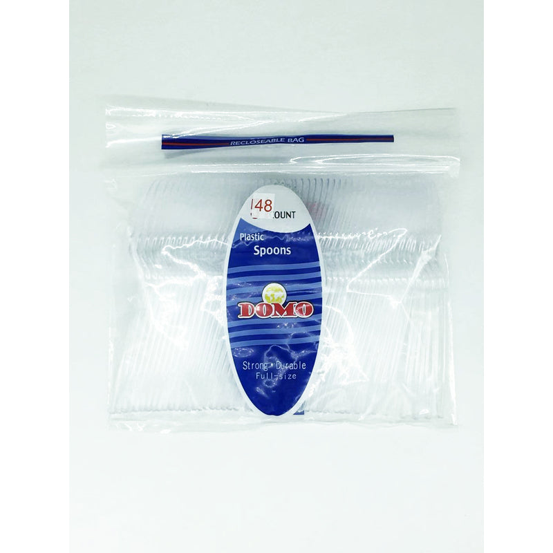 Domo Plastic Soup Spoon 51ct-White 48/cs