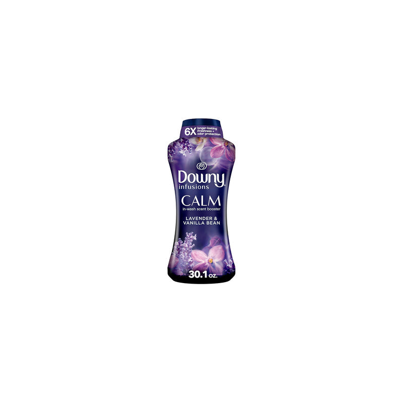 Downy/Unstopables In Wash Scent Booster 5oz Calm - Lavender & Vanilla Bean 4/cs