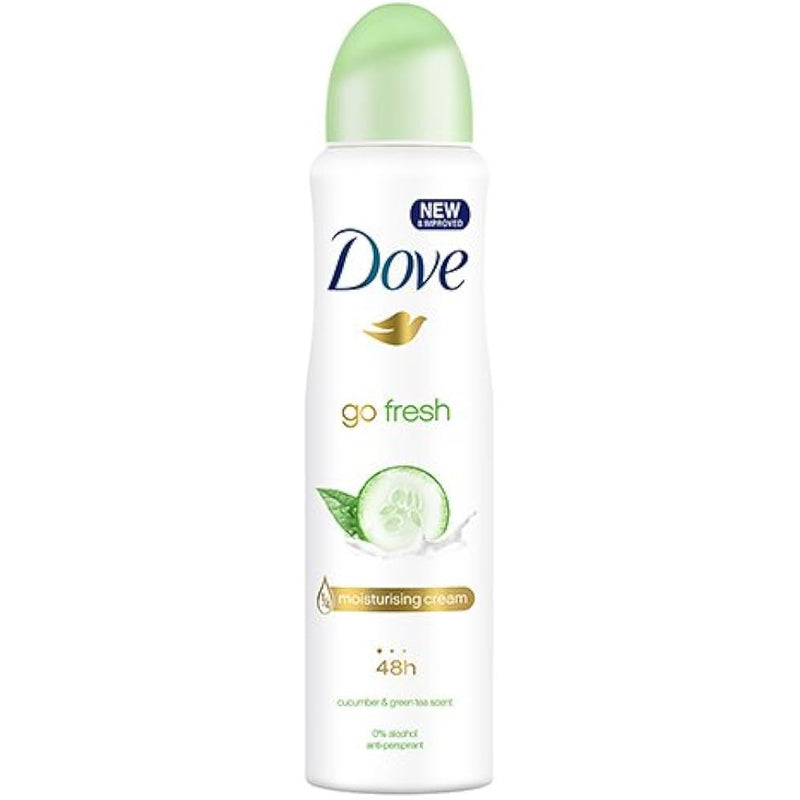 Dove Deodorant Spray 150ml-Cucumber 12/cs