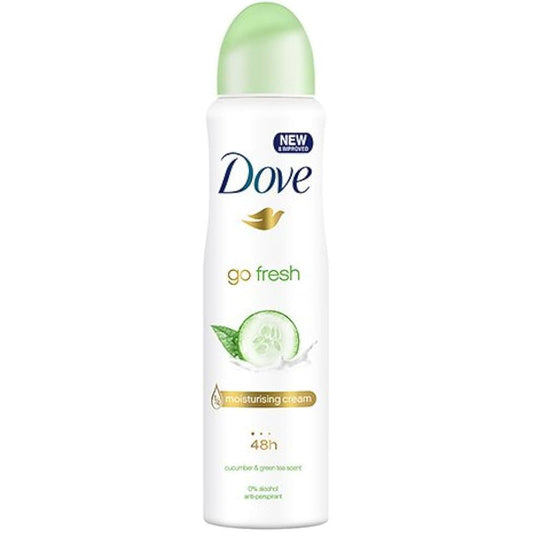 Dove Deodorant Spray 150ml-Cucumber 12/cs