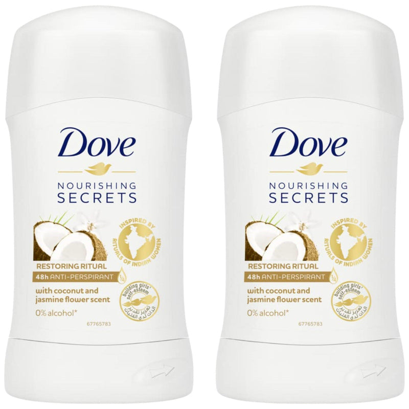 Dove Deo. Stick (1.4oz) 40g-Restoring Ritual-CoConut & Jamine Flower 12/cs