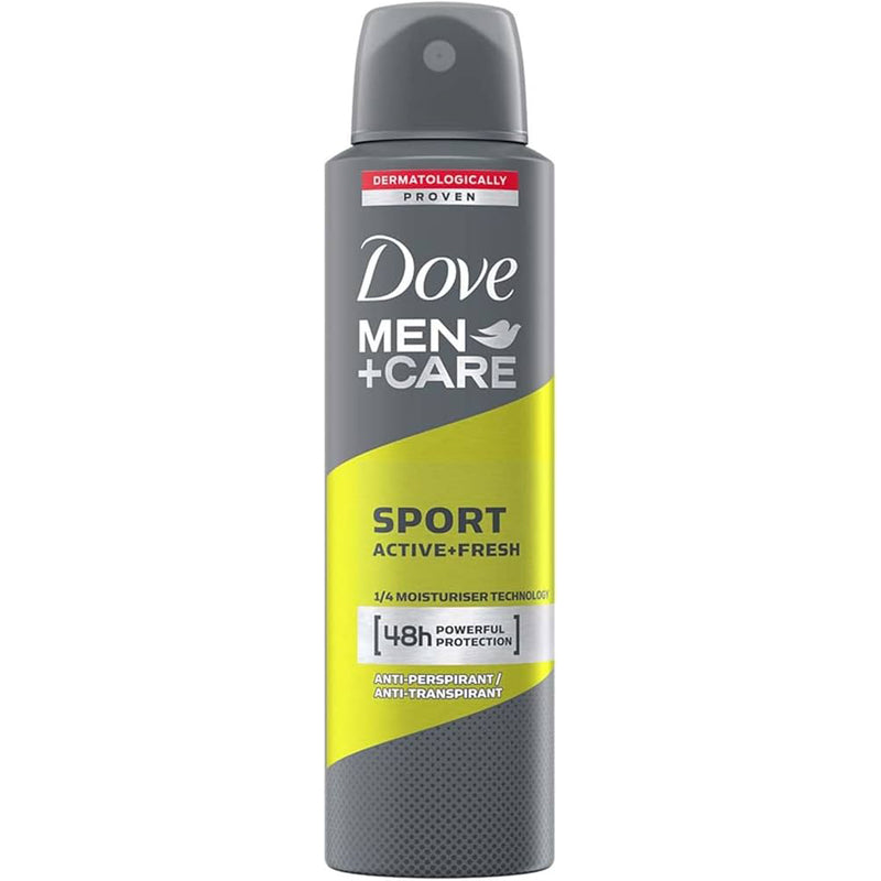 Dove Deodorant Spray 150ml-Men Sport Active Fresh 12/cs