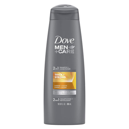 Dove Shampoo 400ml/12oz (355mL) MEN+CARE -Charcoal + Clay 6/cs **