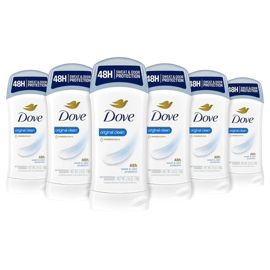 Dove Deodorant 2.6oz-Original Clean 12/cs