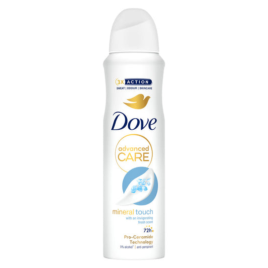 Dove Deodorant Spray 150ml-Mineral Touch 12/cs
