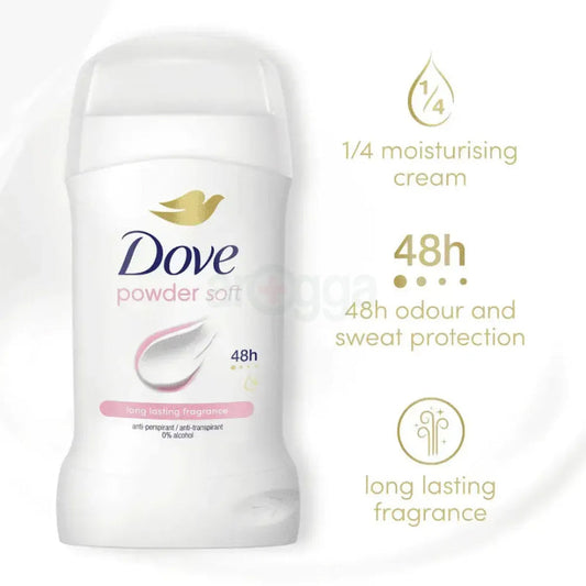 Dove Deo. Stick 40g (50ml)-Powder Soft 12/30/cs