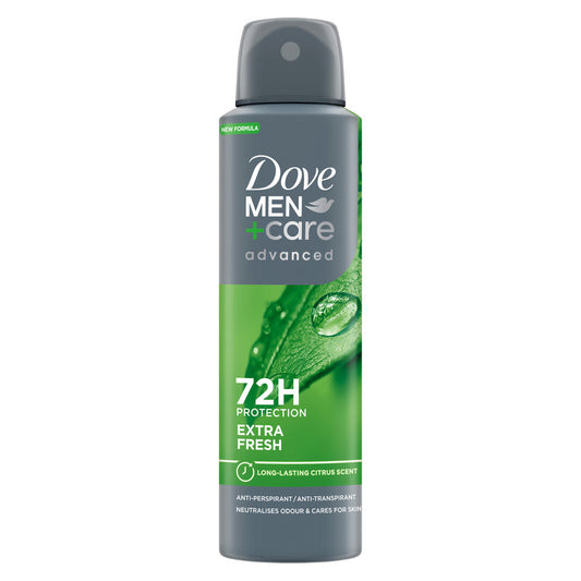 Dove Deodorant Spray 150ml-Men Extra Fresh 12/cs