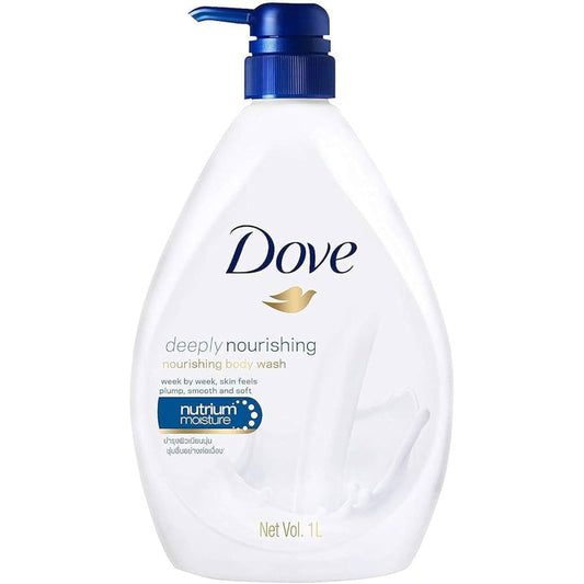 1L Dove Body Wash 33.8oz Relaxing Care -Almond Cream & Hibiscus 12/cs